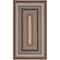 Safavieh 5 x 8 ft. Medium Rectangle Braided- Brown and Multi Hand Made Rug BRD313A-5 - alternate 4